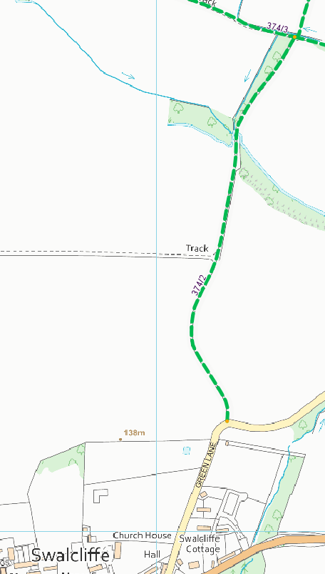 map of the route
