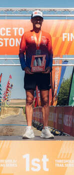 This photo is of Dan Blake. It was taken by Threshold Trail Series
